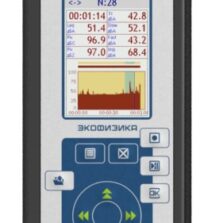 110АВ4 Индикаторный блок Экофизика-HF, входящий в комплект шумомера-виброметра Экофизика-110АВ4