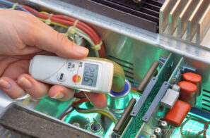 Проведение замеров Инфракрасным термометром Testo 805