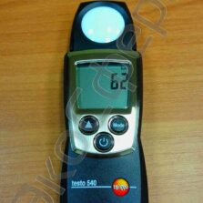 Testo 540 Testo 540 - Режим измерения текущего уровня освещённости на рабочем месте