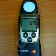 Testo 540 Testo 540 - Режим отображения максимального уровня освещённости на рабочем месте за всё время измерения