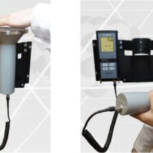 БДПА-01 Дозиметр-радиометр МКС-АТ1117М в составе с БОИ2, кронштейном для крепления на стене, блока детектирования БДПА-02 для контроля поверхностного загрязнения альфа-излучения рук и одежды.