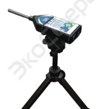 Размещение шумомера ОКТАВА-121 на штативе