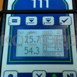 ОКТАВА-111 ОКТАВА-111 - Пример отображения результатов измерения шумомером-анализатором спектра 1-го класса точности (с поверкой)