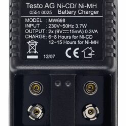 Testo 417 Внешнее зарядное устройство для 9 В аккумулятора термоанемометра Тэсто 417 (доп. опция)