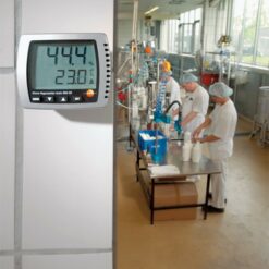 Testo 608-H2 - Пример крепления термогигрометра на стене