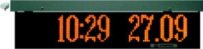 Измеритель-сигнализатор СРК-АТ2327 с информационным табло - Отображение текущего времени и даты