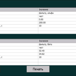 ПО «РКС-АТ1319» Результат измерения