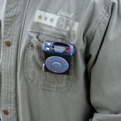 Пример крепления индивидуального дозиметра ДКГ-РМ1621 с первичной поверкой