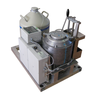 Автоматизированный ОЧГ спектрометр с защитой для радионуклидного анализа потоков жидкостей и газов