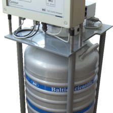 Автоматизированный ОЧГ спектрометр с защитой для радионуклидного анализа потоков жидкостей и газов