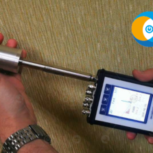 Проверка работоспособности шумомера с помощью калибратора шумомера