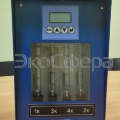 ПА-40М-1 Исполнение 4 (с первичной поверкой) - Аспиратор в металлическом корпусе, с штативом и внешним аккумуляторным блоком.