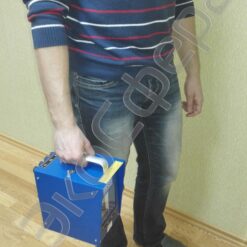 ПА-40М-1 Исполнение 4 (с первичной поверкой) - Переносной аспиратор в металлическом корпусе, с штативом и внешним аккумуляторным блоком.