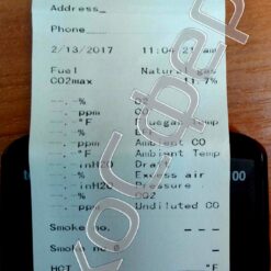 ПОЛАР - Пример распечатки результатов измерения для газоанализатора ПОЛАР