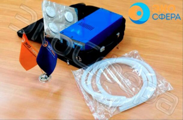 ПУ-3Э - Аспиратор в комплекте с силиконовой трубкой, фильтрами и сумкой (трубка, фильтры и сумка поставляются по дополнительному заказу)