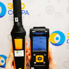 Цифровой зонд CO2 Testo с Bluetooth, включая сенсор температуры и влажности (0632 1551)