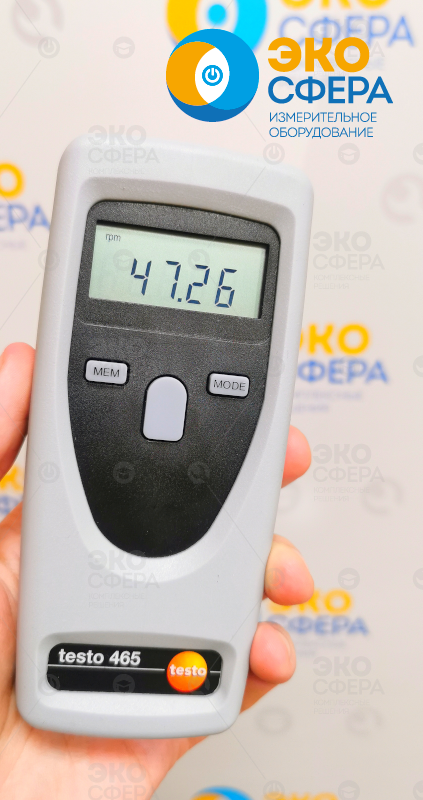 Testo 465 Testo 465 — Тахометр измерения скорости вращения (с поверкой)