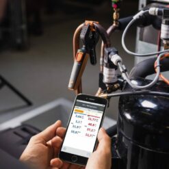 В работе Testo 115 i Смарт-зонд - Термометр для труб (зажим) с Bluetooth, управляемый со смартфона/планшета