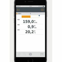 Testo 410 i Показания Testo 410 i Cмарт-зонд - Анемометр с крыльчаткой с Bluetooth управляемый со смартфона/планшета