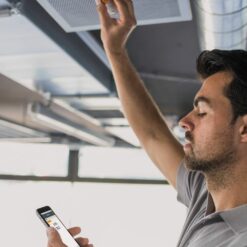 Testo 410 i Замер Testo 410 i Cмарт-зонд - Анемометр с крыльчаткой с Bluetooth управляемый со смартфона/планшета