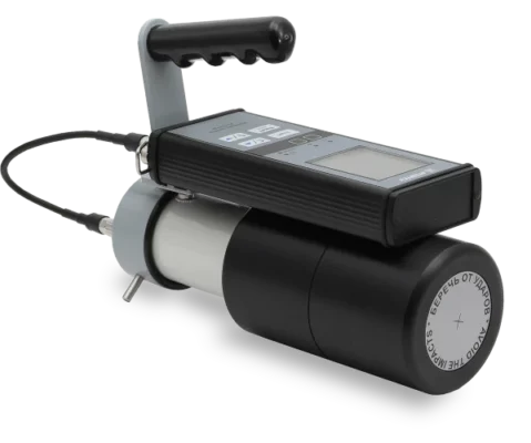 БДКН-01 Дозиметр МКС-АТ1117М в комплекте с БОИ2, блоком детектирования нейтронного излучения БДКН-01 и ручкой-держателем для крепления БОИ2 на блоке детектирования