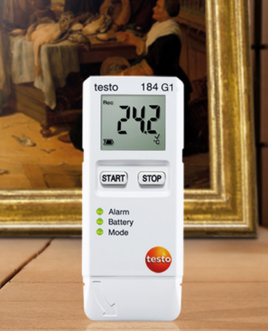 Логгер данных температуры, влажности и ударной нагрузки Testo 184 G1