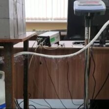 Устройство УП-60/610 к сосудам Дьюара в работе