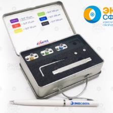 Набор сменных щелей 50, 100, 200 мкм и инструмент для установки в спектрометр AvaSpec-ULS2048CL-EVO-RS