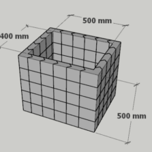 Блоки защитные TISSA-RP Блоки защитные «TISSA-RP» колодец свинцовый 500х400х500 мм