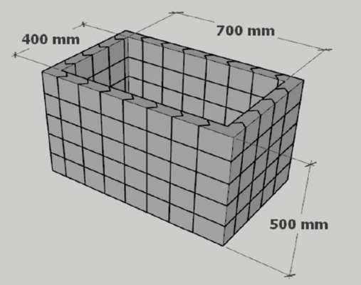 Блоки защитные TISSA-RP Блоки защитные «TISSA-RP» колодец свинцовый 700х400х500 мм