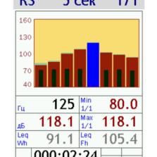 1/3-октавный аназлизатор XYZ (3 канала)