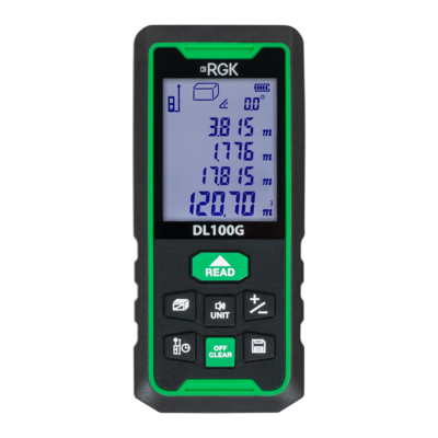 Лазерный дальномер RGK DL100G - зеленый луч