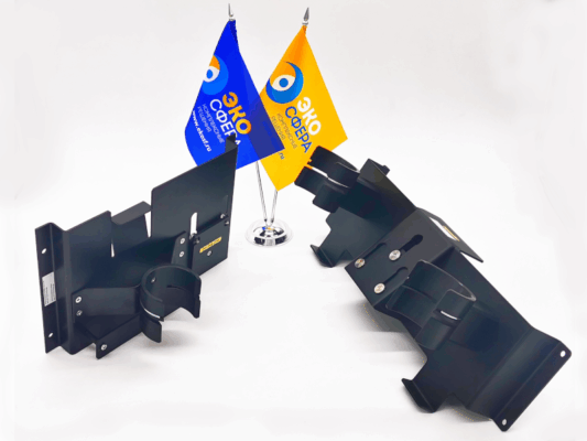 Держатель (кронштейн) для крепления на стене БОИ2 и блоков детектирования МКС-АТ1117М